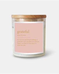 The Commonfolk Collective - Grateful ~ Goldie Dictionary Meaning Candle