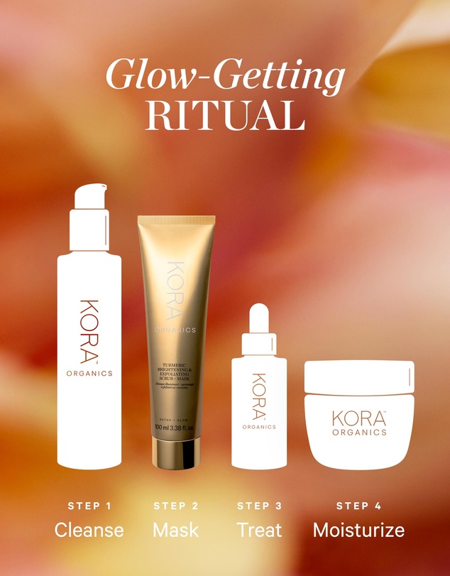 KORA Organics - Turmeric Brightening & Exfoliating Scrub + Mask 100mL