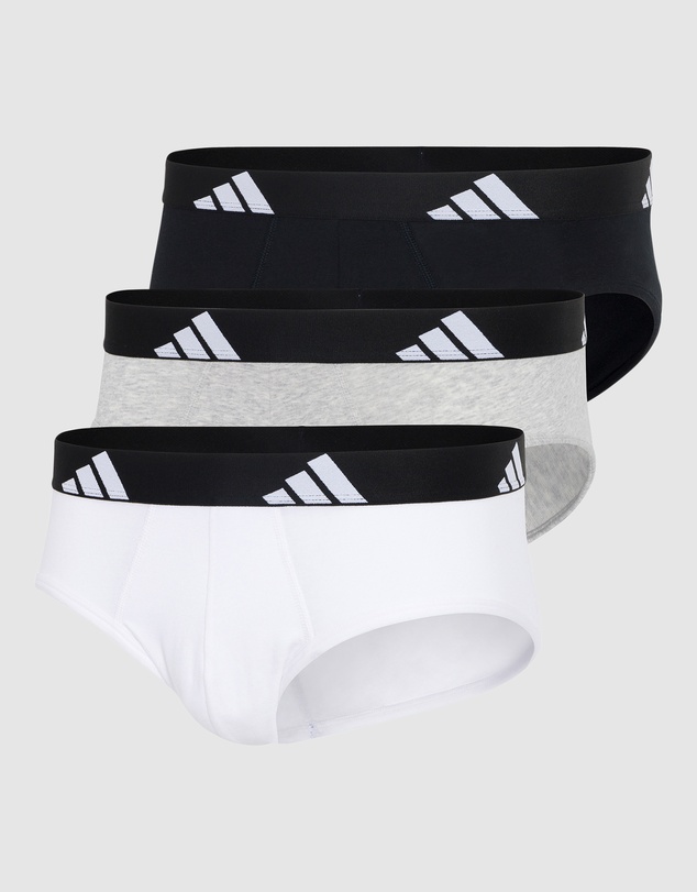 adidas Sportswear - 3 Pack Active Flex Cotton Brief Underwear