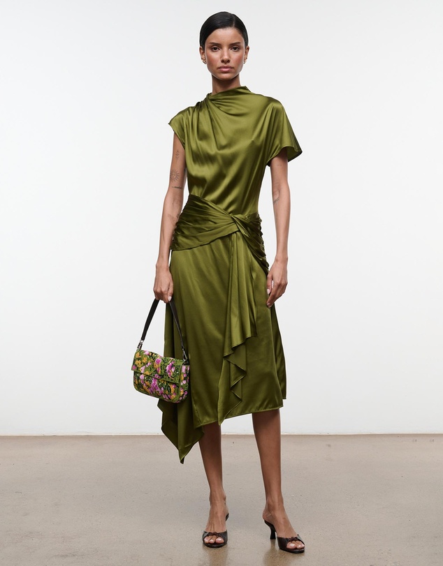 Staud - Davina Silk Dress