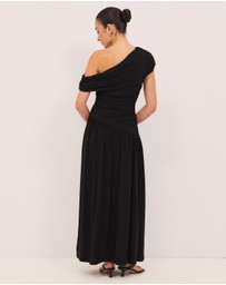Calli - Aurelia Draped Jersey Maxi Dress