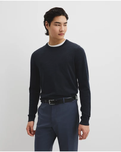 Country Road - Australian Merino Wool Long Sleeve Crew Neck Knit