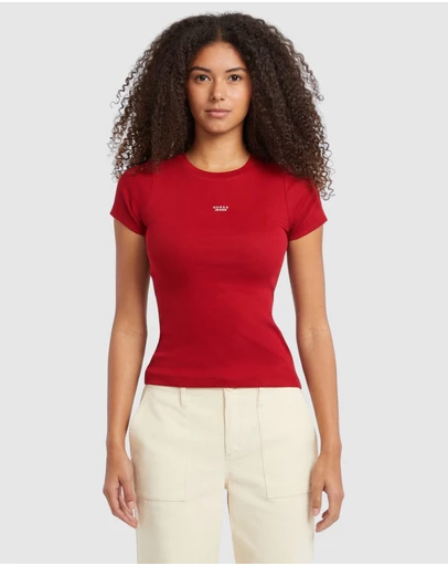 GUESS - GUESS JEANS Slim Short Sleeve Top