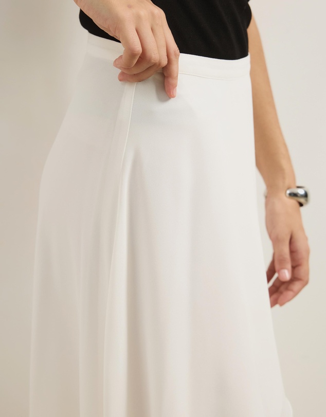 Atmos&Here - Cleo Asymmetrical Hem Layered Skirt