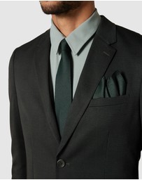 Politix - Silk Textured Two-tone Pocket Square