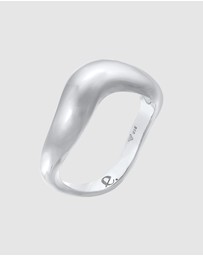 Elli Jewelry - Ring Wave Design 925 Sterling Silver