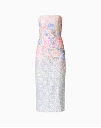 Elliatt - Lurea Strapless Midi Dress
