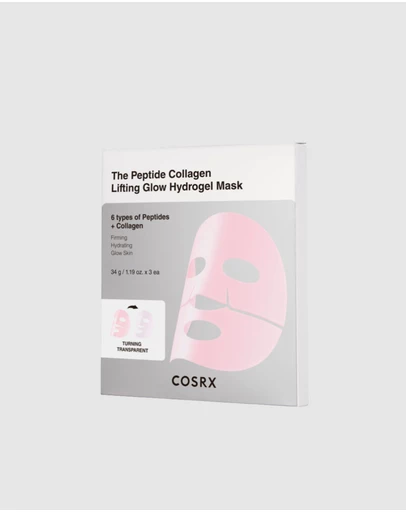 COSRX - Peptide Collagen Glow Hydrogel Mask - 3pcs