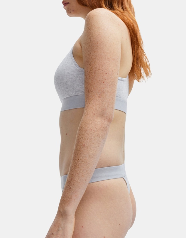 HUGO - Stretch-Cotton Logo Thong Briefs