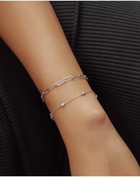 Ania Haie - Silver Linked Chunky Bracelet