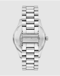 Michael Kors - Lexington Silver Tone Chronograph Watch