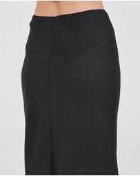 FRIEND of AUDREY - Carlton Linen Bias Skirt