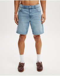 Cotton On - Loose Straight Denim Short