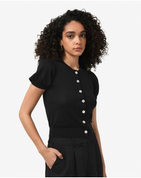 Forcast - Cindy Puff Sleeve Cardigan