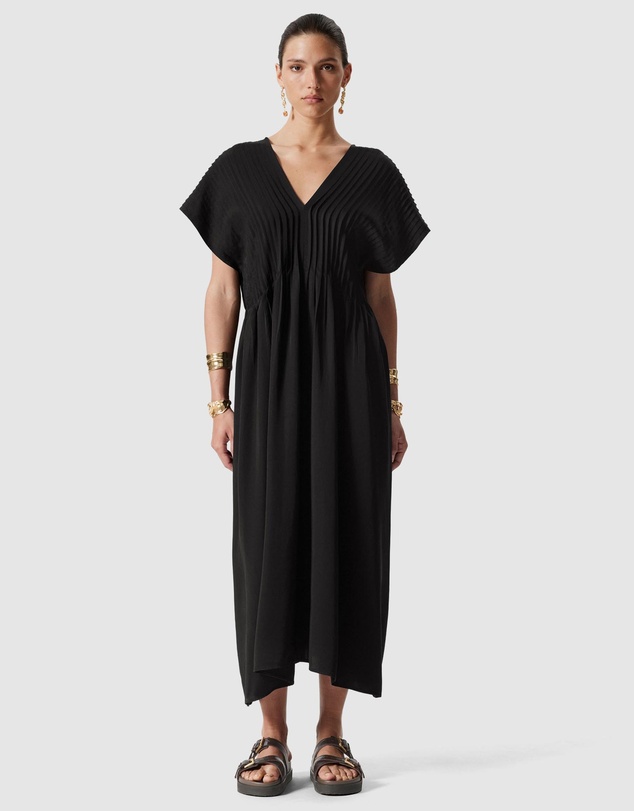 & Other Stories - Pleated Dolman Midi Dress