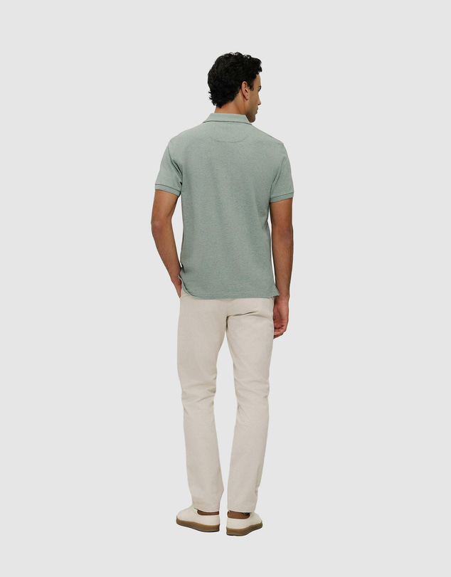 Trenery - Pique Marle Monogram Polo