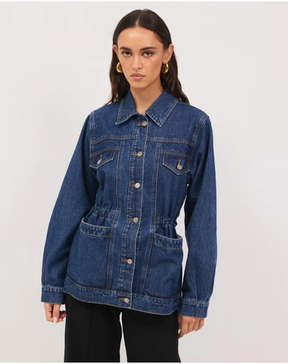 Calli - Margot Denim Barn Jacket