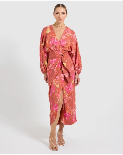 Pasduchas - Ruby Wrap Midi Dress