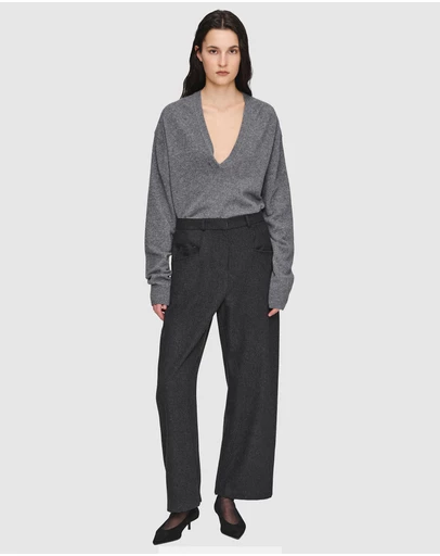 Source Unknown - Roanna Wool-Blend Trousers