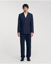 Sandro - Croisee Rayure Suit Jacket