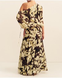 Shona Joy - Benny Off Shoulder Blouson Maxi Dress