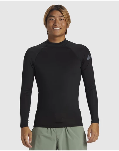 Quiksilver - Mens Everyday Heat Long Sleeve UPF 50 Surf T-Shirt
