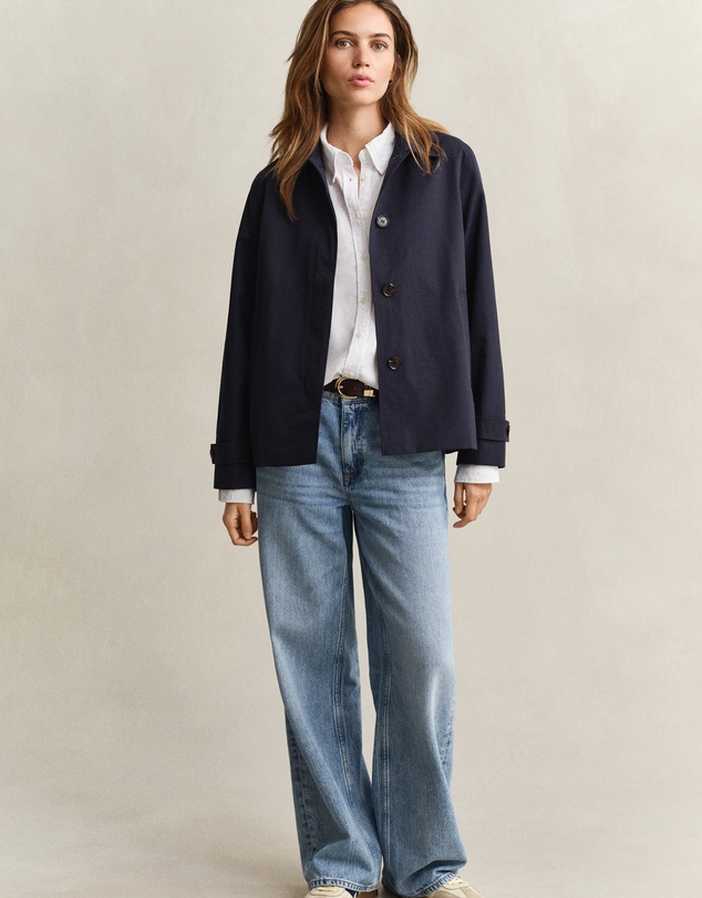 Gant - Short Cotton Blend Car Coat