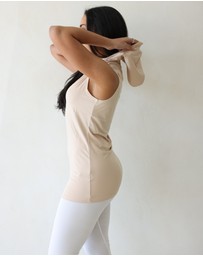 Mod Squad - Luxe Sleeveless Hooded Tank Base Layer