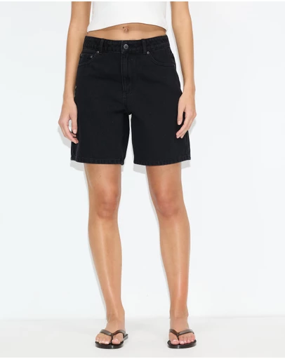 Dazie - El Paso Mid Thigh Denim Shorts