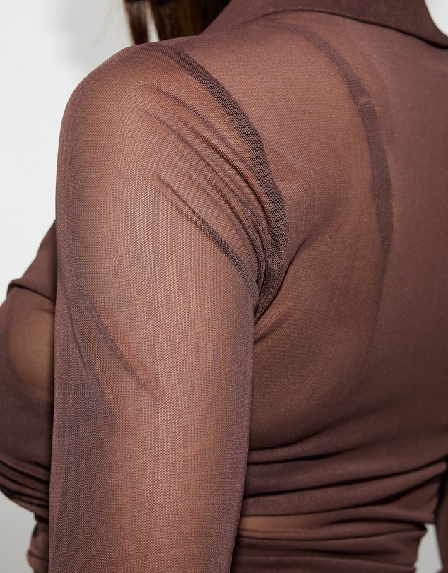 Dazie - Elara Mesh Shirt