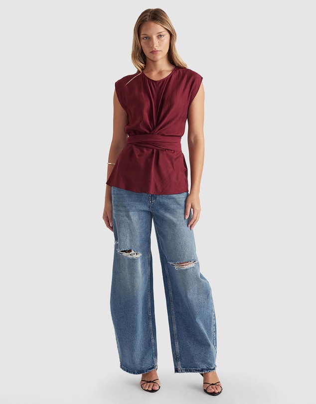 Decjuba - Tia Knot Front Top