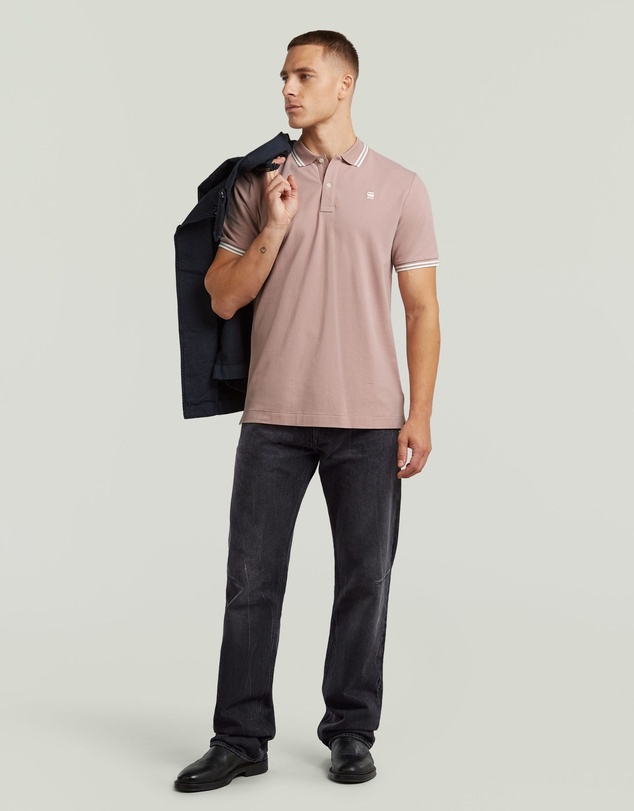 G-Star - Dunda slim stripe polo s\s