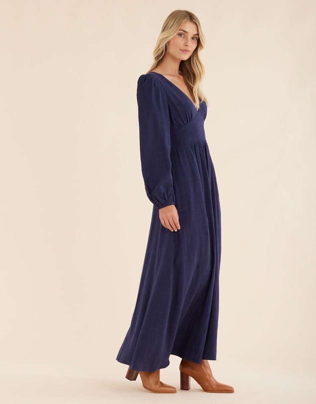 Amelius - Chelsea V Neck Maxi Dress