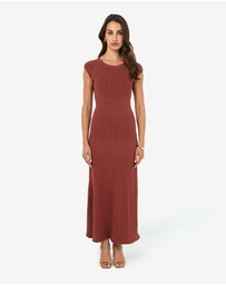 Forcast - Lourdes Ribbed Knit Dress