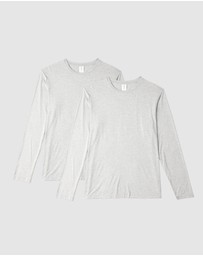 Boody - 2-Pack  Long Sleeve Crew Neck T-Shirt