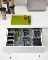 Joseph Joseph - DrawerStore™ Cutlery, Utensil & Gadget Organiser (Grey)