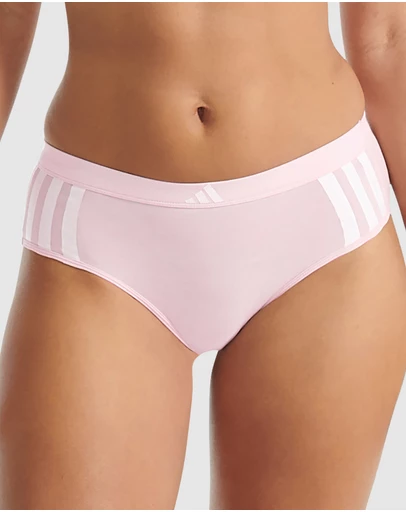 adidas Sportswear - Active Essentials Cotton 3 Stripes Hipster Brief