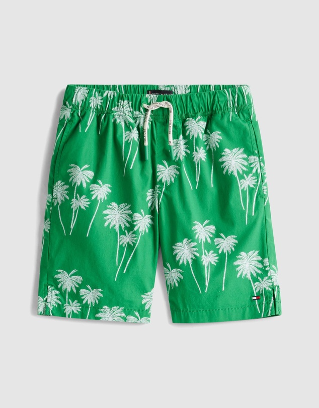 Tommy Hilfiger - Floral Print Poplin Shorts - Kids