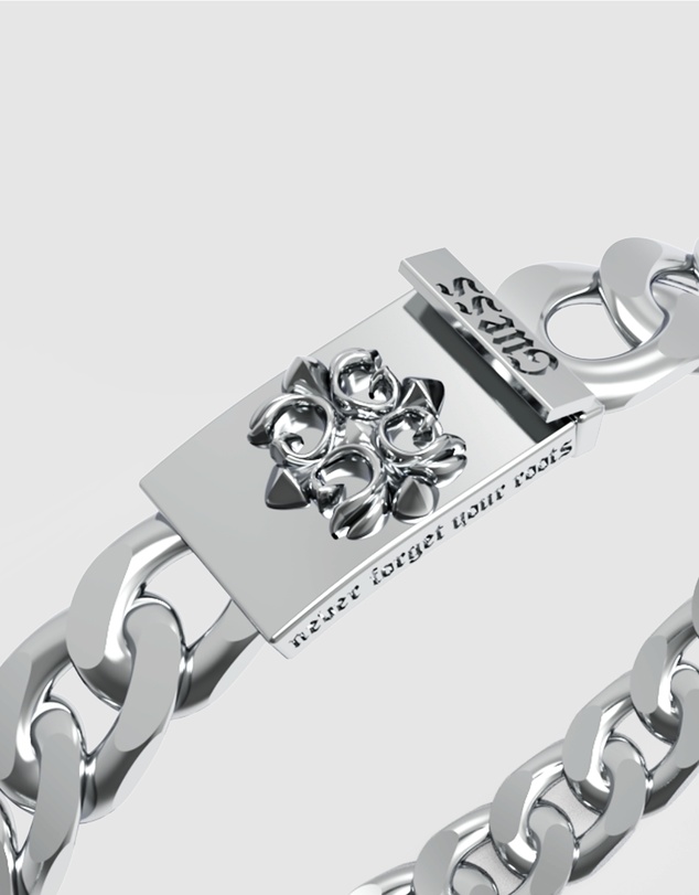 GUESS - Guess 10mm 4G Rebel Curb Chain