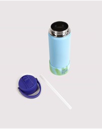 The Somewhere Co - Dusty Blue Swirl Bottle 500ml