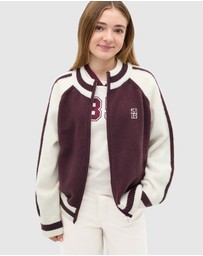 Seed Heritage - Zip Up Knit Bomber - Teen