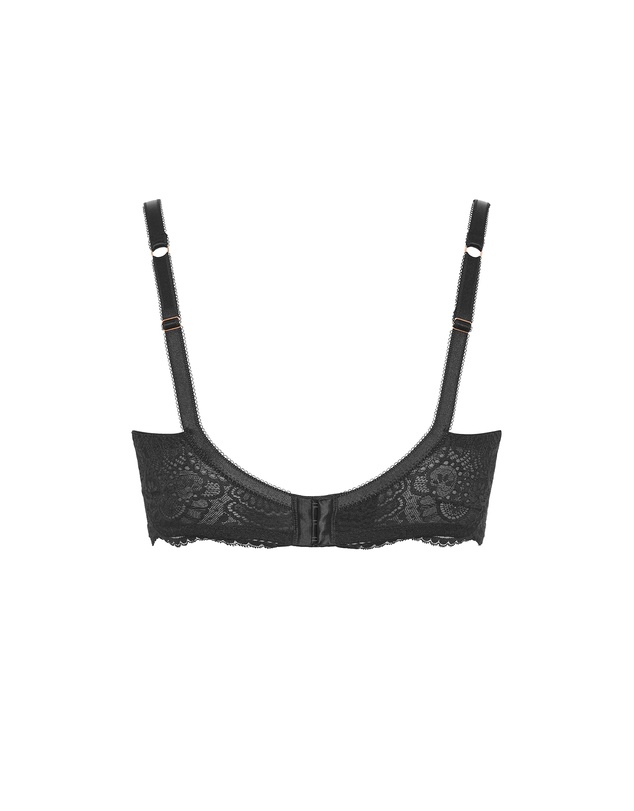 City Chic - Plus size Ophelia Underwire Bra - black