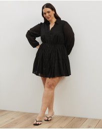 Atmos&Here Curvy - Ruby Tiered Mini Dress