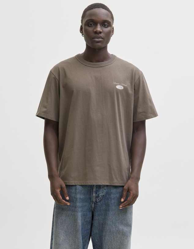 Jack & Jones - Jjedover Graphic SS Crew Neck Tee