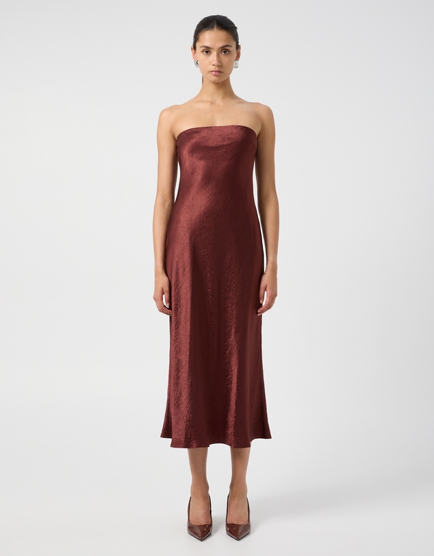 Third Form - Crush Bias Strapless Dress