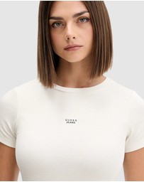 GUESS Jeans - GUESS JEANS Slim Short Sleeve Top