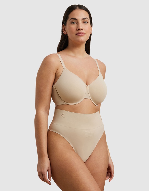 Lauren by Ralph Lauren - Luxe Smoothing Unlined Wired Seamless Minimiser Bra