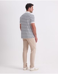 Sportscraft - Sc Stripe Pique Polo