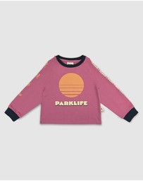 Banabae - Parklife Kids Long Sleeve Tee - Peony