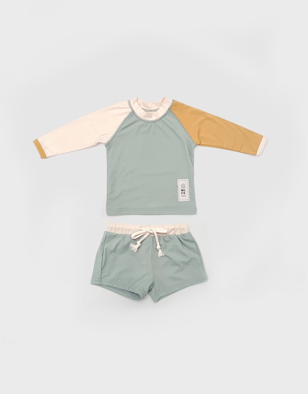 WITH LOVE FOR KIDS - Swim Long Sleeve Rashie Set - Babies - Kids